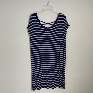 Blue & White Stripped Dress